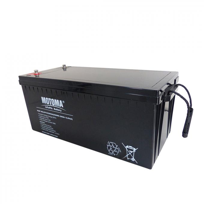 セリウムULの証明の長いサイクル寿命12V 200Ah LiFePO4の太陽電池のパック 0