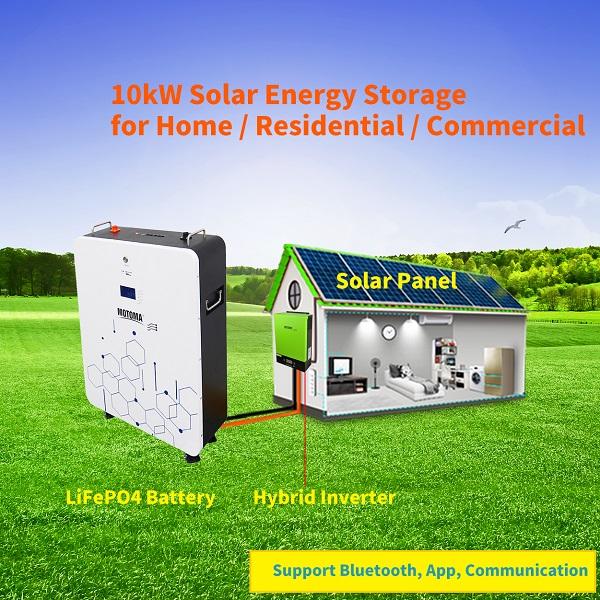 Solar EnergyシステムのためのBluetooth 48V 200Ah LiFePO4電池のパック 1