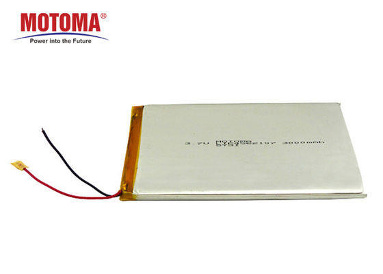 身につけられる装置のためのMOTOMA李イオン ポリマー電池3.7 V 3000mah