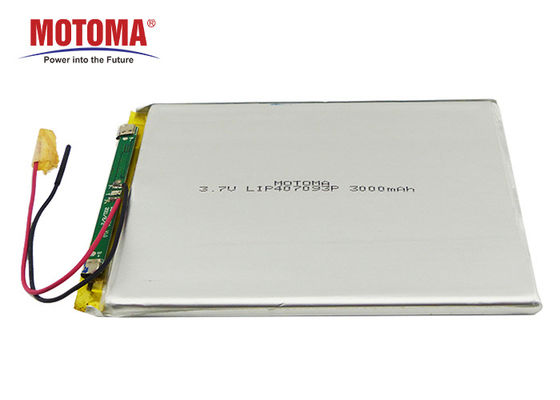 MOTOMA深い周期のリチウムLipo電池再充電可能な3.7V 3000mAh