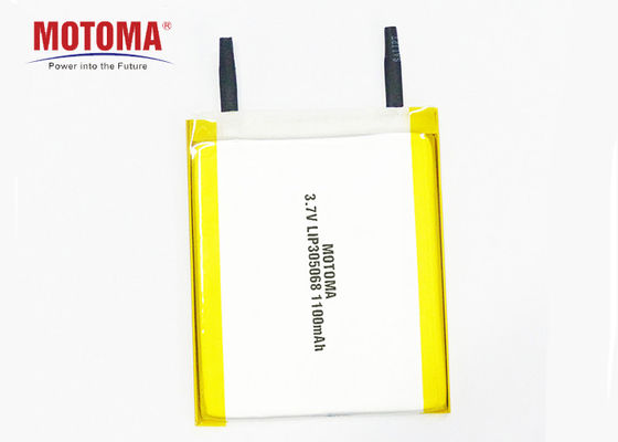MOTOMA IOT電池のパック、3.7 V 1100mah Lipo電池UN38.3の証明書