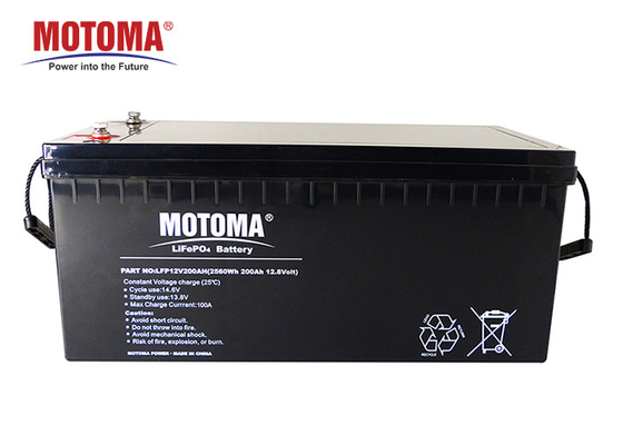 MOTOMA 12V 200Ahの再充電可能なLiFePO4太陽電池